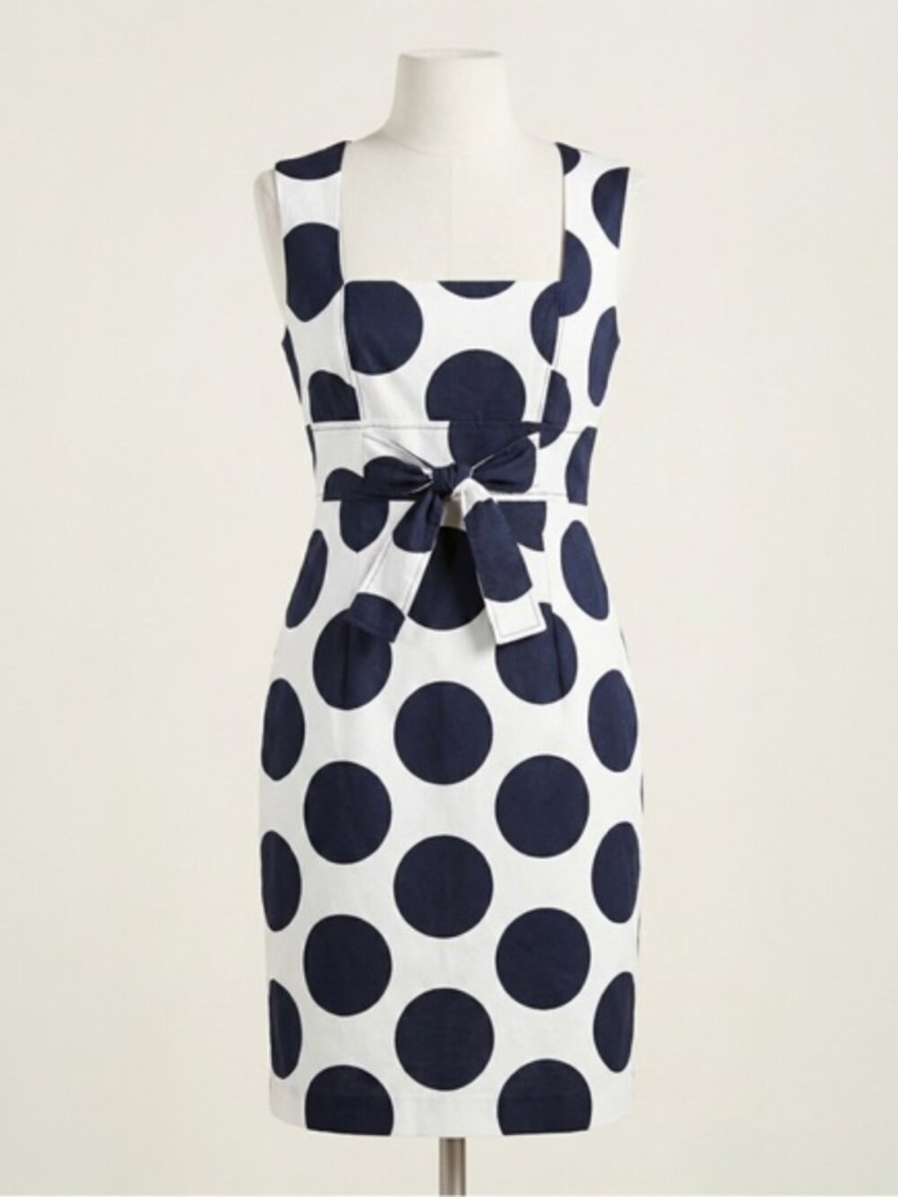 David Meister Polka Dot Sheath Dress - Picture 1 of 7